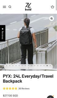 The Bold Co PYX: 24L Everyday / Travel Backpack