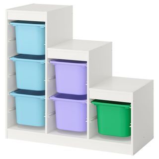 IKEA TROFAST Storage Unit with Bins