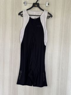 Orca Triathlon Suit Sleeveless Black White Size XL