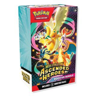 Pokémon Mega Evolution Ascended Heroes Booster Bundle 6 packs
