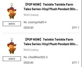 WTS/WTT Twinkle Twinkle Farm Tales Series Plush Pendant