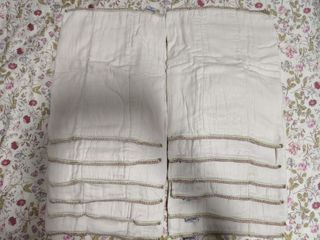 Cotton Prefold Cloth Diapers (Set of 12)