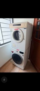 LG Washing Machine and Dryer Stacked Set