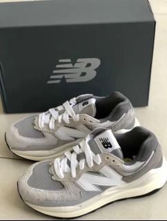 New Balance 5740 Series Retro Running Shoes Wave Shoes Grey White Mosaic
