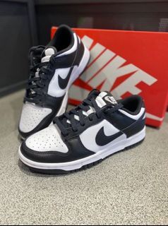 Nike Dunk Black Skateboarding Shoes Black White Panda