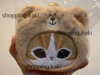 *Last one* BNIB Brand New Mofusand + Starbucks Ginger Cat Wristlet Pouch
