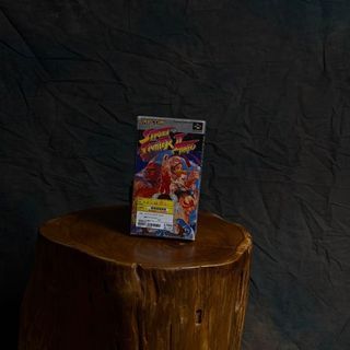 Street Fighter Super Street Fighter II Turbo Game Box Japanese