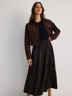 FREE • LUXE RESERVED MIDI SKIRT