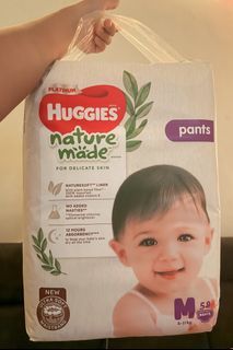 Huggies Nature Made Diaper Pants - M size