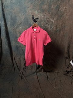 LACOSTE POLO TEE AUTHENTIC PINK