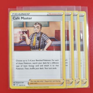 50¢ Cafe Master #133 Brilliant Stars 2022 Pokemon Trainer Card