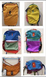 Cotopaxi 16L Backpack Cotopaxi Allpa 28L Travel Pack Cotopaxi 12L Backpack and 8L Shoulder Bag