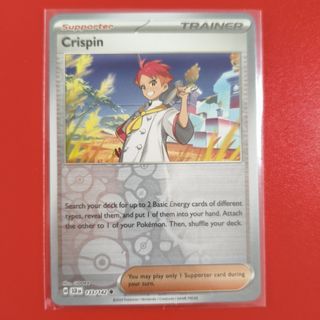 Crispin #133 Pokemon Card Reverse Holo 2024 Stellar Crown