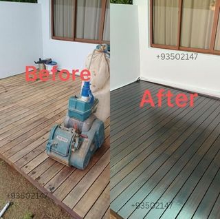 Deck replacement/deck varnish/Outdoor deck Varnish ,Wooden Deck Services
/Deck Repair
/  Deck machine sanding 
/ Deck &  Parquet Varnish/Scratch Removal
/ Complete Deck Care & Maintenance,Door Varnish, Deck installation,