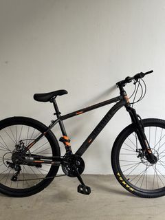 🆕[IMPORT PROMO]  Shimano Brand New 27.5 Inch (Black Orange) Arsmile 21-Speed Mountain Bike / MTB Bicycle (Tags Fixie Foldable Fixed Gear , Giant , Polygon , Trek , Specialized )