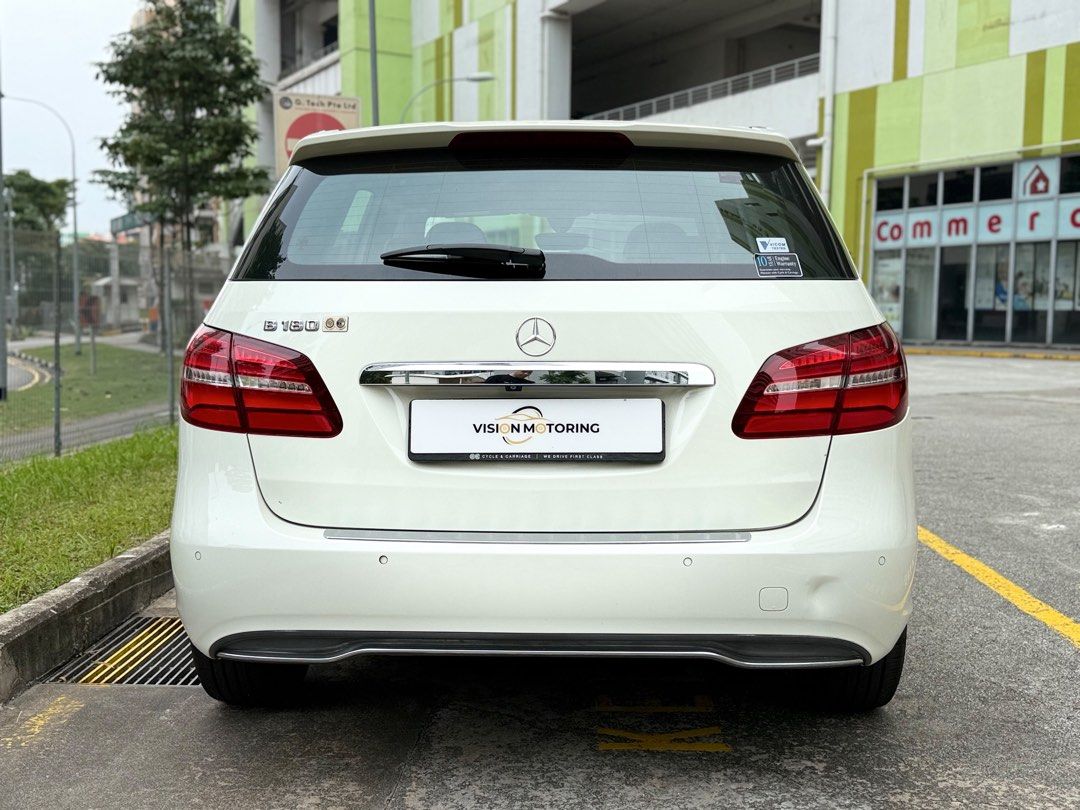 Mercedes-Benz B-Class B180 Style (A) (Category: Used Cars) located in Singapore. Submitted by visionmotoringsg (Listing ID 1458019632, Image 5). Description: Perfect condition for renewal. Maintained at C&C to prove the genuine low mileage for this unit. Paint work will be done for the next owner. Open to 5/10 years renewal. Bank / high / full / PQP / PHV loans all available with competitive interest rates. Contact any of our friendly salesperson