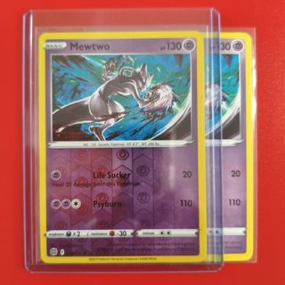 Mewtwo #56 Brilliant Stars 2022 Pokemon Rare Reverse Holo Card 2022