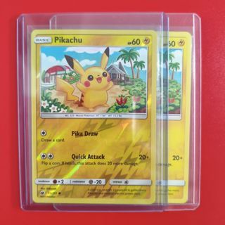 Pikachu #30 30/111 Crimson Invasion 2017 Shibuzoh Pokemon Reverse Holo Card