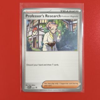 Professor Research - Professor Magnolia #223 Pokemon Black Star Promo  2025