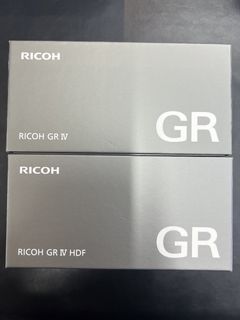 Ricoh GR IV & Ricoh GR IV HDF brand new set