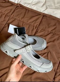 RX MARIE x SALOMON RX Marie Mary Jane Shoes Grey