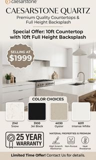 Caesarstone Stone top kitchen
