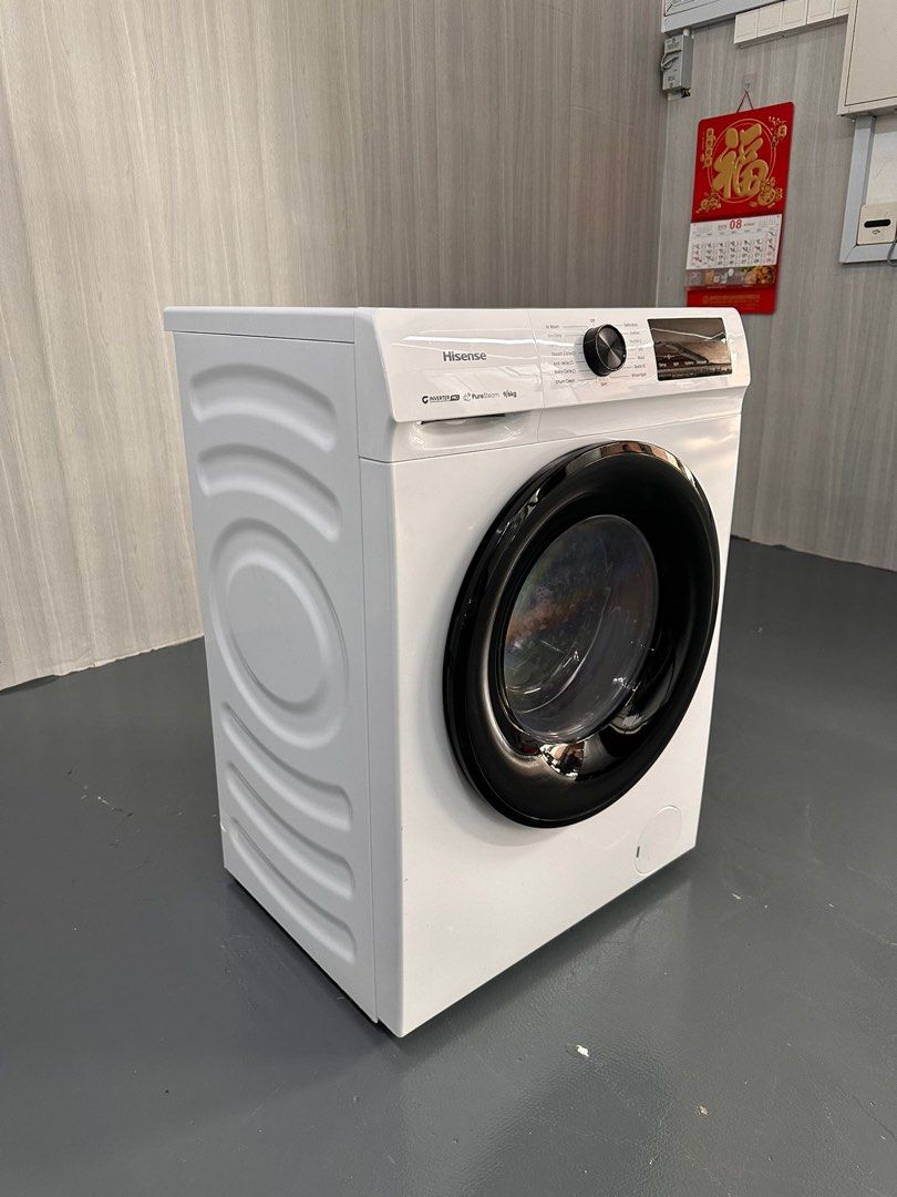 ♦️ HISENSE 9kg/6kg FRONT LOAD WASHER CUM DRYER Model: WD90N1 | display set (new not used) washing machine 2 in 1 white ☎️ CK 8083 3386 (Category: Washing Machines and Dryers) located in Singapore. Submitted by dazzlemoments (Listing ID 1458138764, Image 7). Description: ♦️ display set ♦️ HISENSE 9kg/6kg FRONT LOAD WASHER CUM DRYER Model: WD90N1 $630 + Delivery Add $50 3 Months Warranty ☎️ CK 8083 3386 👉🏻View more here : carousell.sg/u/dazzlemom