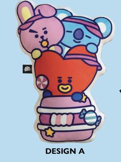 BT21 plush cushion merch