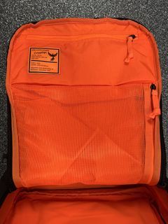 EVERGOODS Carryology X-Pac (Xpac) Travel Backpack (CTB 26) 26L Black Orange