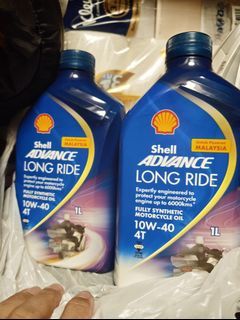 Shell Advance Long Ride 10W-40 4T Fully Synthetic Motorcycle Oil