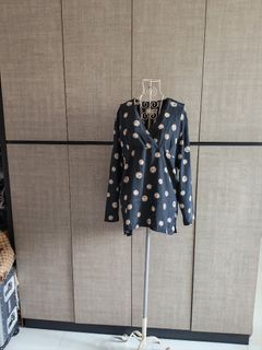 Vintage coin printed blouse