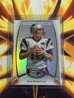 2012 NFL Topps Platinum Football Card - Tom Brady Holo Refractor (New England Patriots)