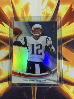 2013 NFL Topps Platinum Football Card - Tom Brady Holo Refractor (New England Patriots)