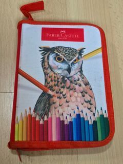 Faber-Castell Pencil Case with Colored Pencils and Markers
