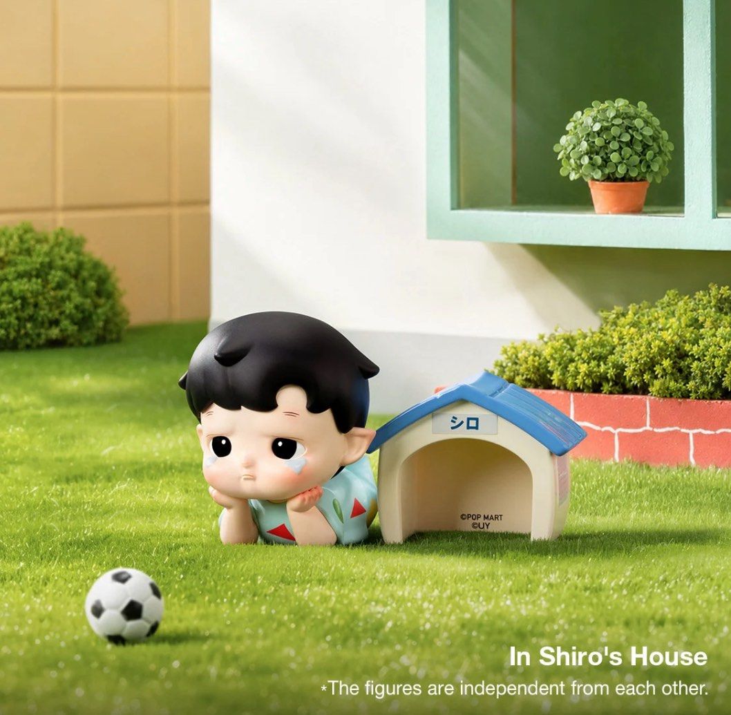Hacipupu x Crayon Shinchan One Day in Kasukabe Series Figures - In Shiro’s House (Category: Designer & Blind Box Toys) located in Singapore. Submitted by starry.rhapsody (Listing ID 1458436889, Image 1). Description: Brand new in foil .