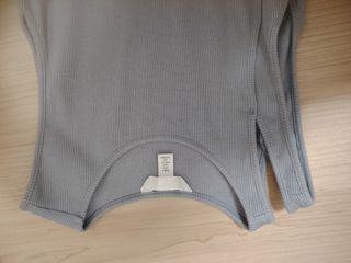 H&M Ribbed Tank Dress Grey Size M