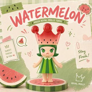 Mega Royal Molly 100% Series 1 - Watermelon