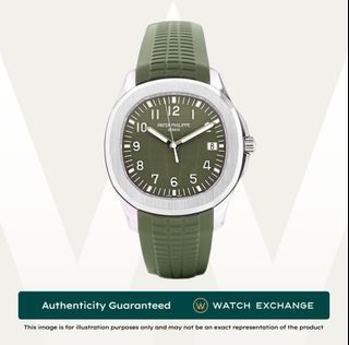 New Patek Philippe Aquanaut Strap 5168G-010 5168G PP Khaki Green Dial Z27429 Jul 2026