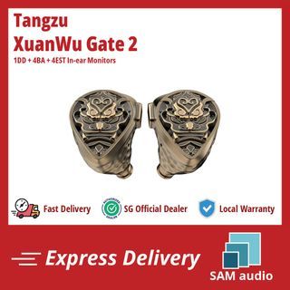 [🎶SG] TANGZU XUANWU GATE II (XUAN WU GATE 2)- 1DD + 4BA + 4EST In-ear Monitors