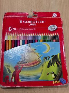 STAEDTLER LUNA 24 Coloured Pencils with Sharpener