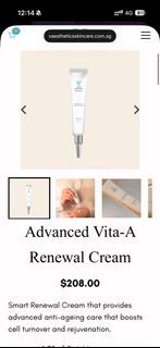 V Medi Aesthetics Skincare Advanced Vita-A Renewal Cream 30ml