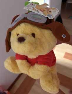 Winnie the Pooh Pilot Plush Toy with Tag