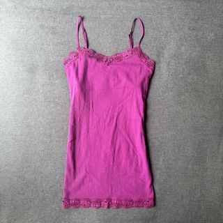 Y2K Aeropostale Tank Top Lace Trim Camisole Vintage Brandy Melville Hollister Subdued