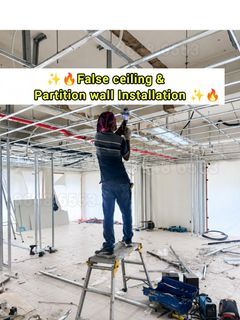 "Expert Dry wall partition,False ceiling(L-Box up) & Cove lighting|Hacking, Demolition & Full renovation contractor,Rewiring