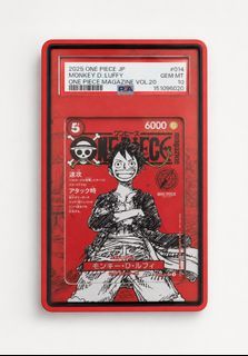 PSA 10 Monkey D. Luffy Magazine Promo #014 JP 014 card