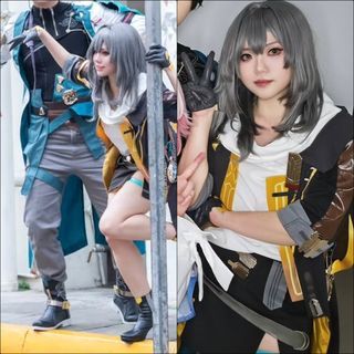 WTS Honkai Star Rail Stelle Cosplay Costume Wig Cos Set