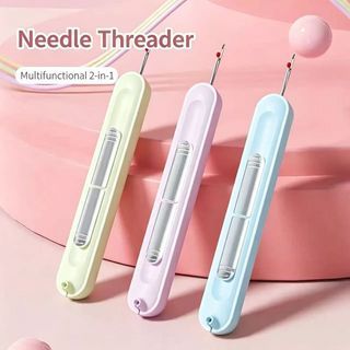 2‑in‑1 Multi‑Functional Sewing Tool Needle Threader and Seam Ripper Handy Stitching Accessory Seniors DIY Sewing Handcra