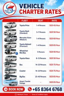 🚘 SINGAPORE PRIVATE TRANSPORT & VEHICLE CHARTER 🇸🇬