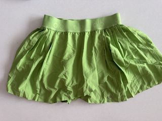 Alo Yoga Pleated Tennis Skirt Shorts Green Size S