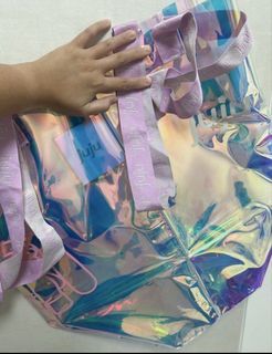 Brand new - Instock authentic Juju world JujuWorld Hong Kong HONGKONG HK shopper tote hologram bag CJ Hendry